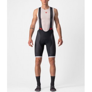 COMPETIZIONE KIT Trägerhose kurz schwarz/silber-grau