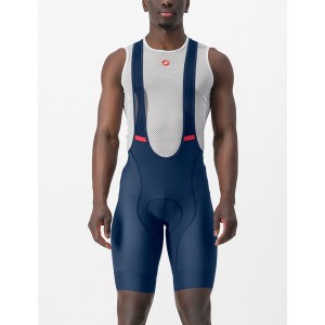 COMPETIZIONE Trägerhose kurz blau