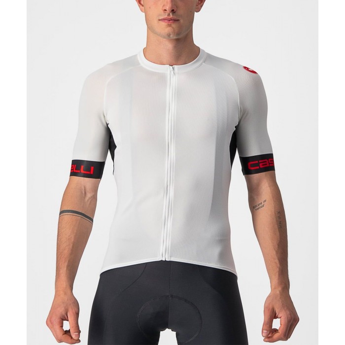 ENTRATA VI Radtrikot kurzarm weiß