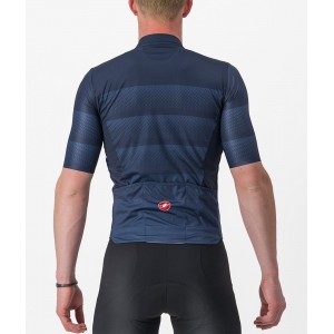 LIVELLI+COMPETIZIONE Radsport-Set (Kurzarmtrikot+Trägerhose) blau
