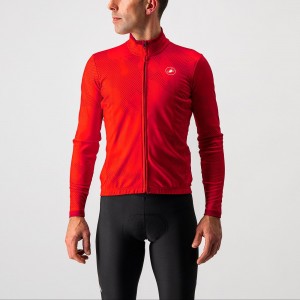 PERICOLO Radtrikot langarm rot