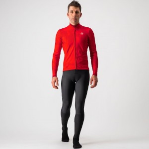 PERICOLO Radtrikot langarm rot