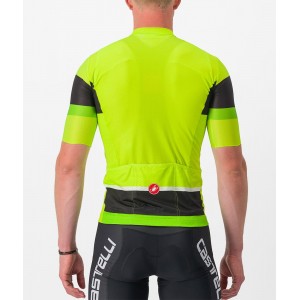 SCORPIONE 3+COMPETIZIONE KIT Radsport-Set (Kurzarmtrikot+Trägerhose) neon-gelbgrün/schwarz