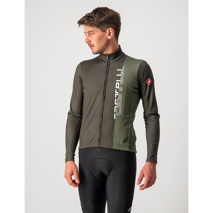 TRAGUARDO Radtrikot langarm grün