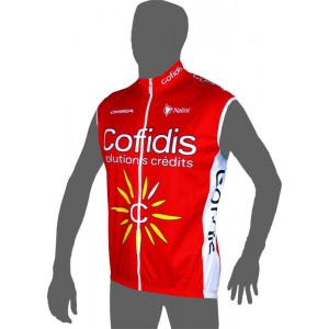 COFIDIS 2015 Wind-Weste Radsport-Profi-Team