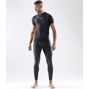 Active Extreme X Windschutz Kurzarm-Unterhemd schwarz