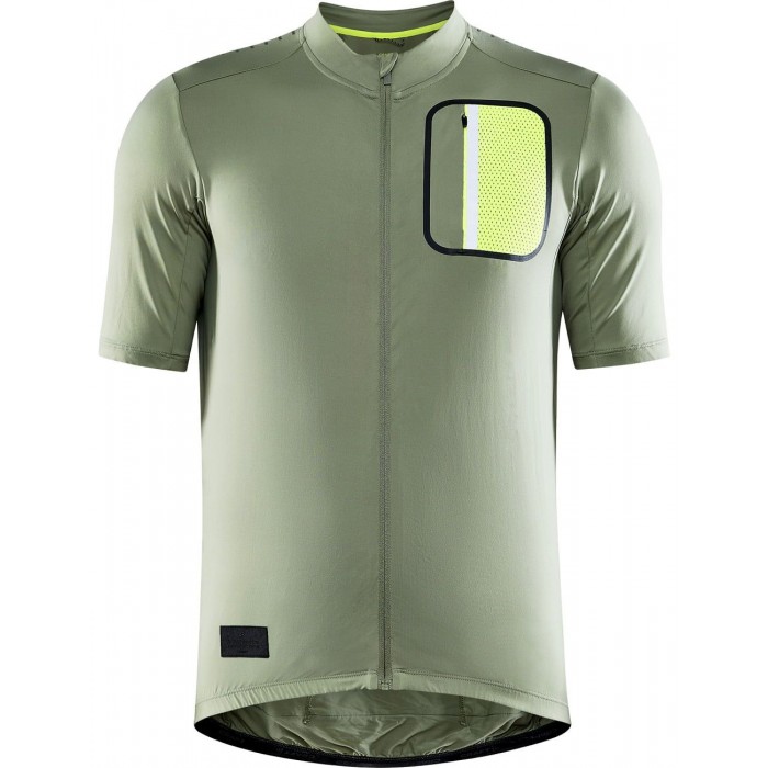 ADV Offroad Radtrikot kurzarm grün/neongelb