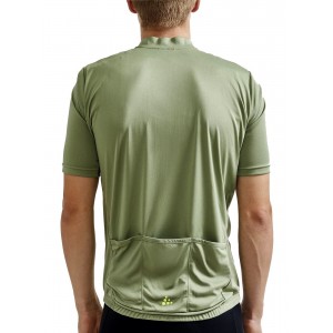 Core Endurance Logo Radtrikot kurzarm grün