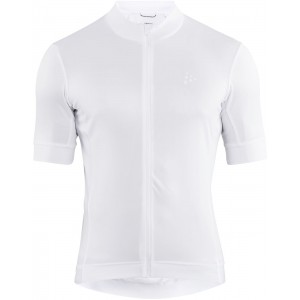 ESSENCE Radtrikot kurzarm weiß