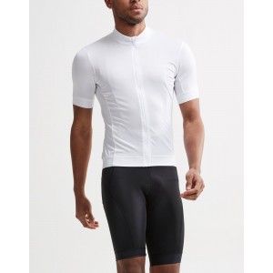ESSENCE Radtrikot kurzarm weiß