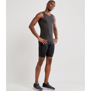 NANOWEIGHT Funktionsshirt ärmellos schwarz