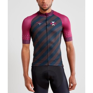 SPECIALISTE Radtrikot kurzarm braun/weinrot