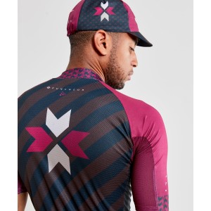 SPECIALISTE Radtrikot kurzarm braun/weinrot