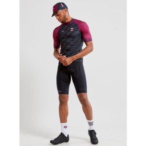 SPECIALISTE Radtrikot kurzarm braun/weinrot