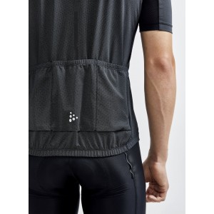 Pro Endurance Lumen Vollreflex Radtrikot kurzarm schwarz