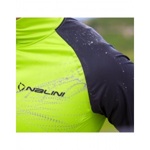 Eco Wind Jacket Fahrrad Windjacke hellgrün/schwarz