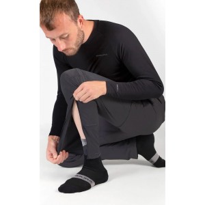 HUMMVEE Zip Off MTB-Radhose lang schwarz