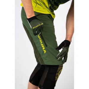 SINGLETRACK II Bike Shorts olivgrün