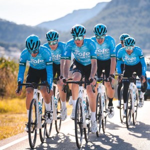 Eolo-Kometa Cycling Team 2023 Set (Radtrikot+Trägerhose)-Radsport-Profi-Team