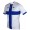 FRANCAISE DES JEUX (FDJ) Finnischer Meister 2015 Kurzarmtrikot (kurzer Reißverschluss) -B'TWIN Radsport-Profi-Team