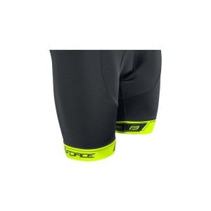 B38 Trägerhose kurz schwarz/neongelb