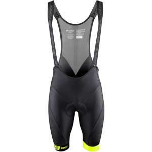 DASH Radsport-Set (Radtrikot+Trägerhose) schwarz/neongelb