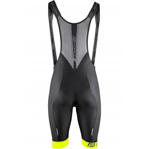 DASH Radsport-Set (Radtrikot+Trägerhose) schwarz/neongelb