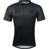 CITY Radtrikot kurzarm schwarz