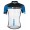 DASH Radtrikot kurzarm blau/weiß