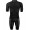 FASHION Radsport-Set (Radtrikot langer RV+Trägerhose) schwarz