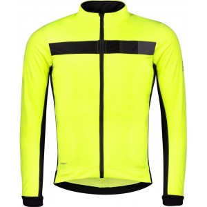 FROST Softshell Fahrradjacke neongelb