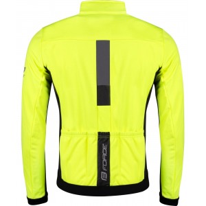 FROST Softshell Fahrradjacke neongelb