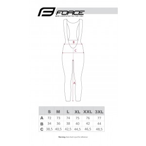 REFLEX LINE Trägerhose lang (ohne Sitzpolster) schwarz