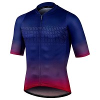 PODIUM Radtrikot kurzarm blau