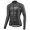 PODIUM Radtrikot langarm schwarz/grau
