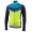 Asfalto Jkt Fahrrad Winterjacke dunkelblau/gelbgrün/türkis