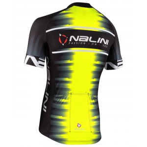 BORGO Radtrikot kurzarm schwarz/neongelb