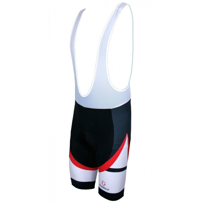 CARBON Trägerhose kurz schwarz/weiß