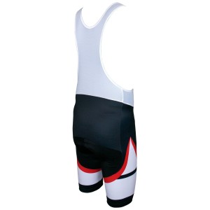 CARBON Trägerhose kurz schwarz/weiß