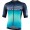 Denver Jersey Radtrikot kurzarm blau/türkis
