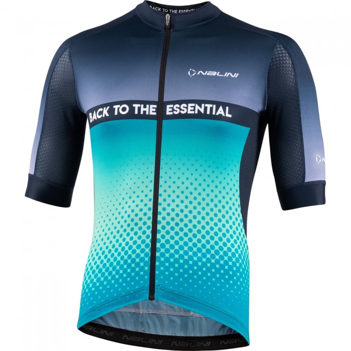 Denver Jersey Radtrikot kurzarm blau/türkis