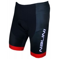 Übergröße DYNAMITE Radhose kurz schwarz/rot