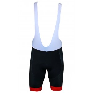 Radsport-Set (Radtrikot FLAG+Trägerhose FIREBALL) schwarz/rot