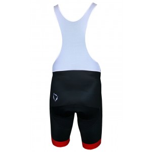 Radsport-Set (Radtrikot FLAG+Trägerhose FIREBALL) schwarz/rot