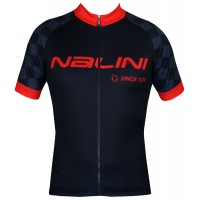 Flag Jersey Radtrikot kurzarm schwarz/rot