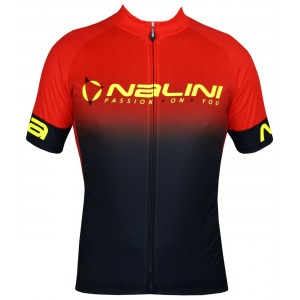 Horizon Jersey Radtrikot kurzarm schwarz/orangerot
