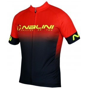 Horizon Jersey Radtrikot kurzarm schwarz/orangerot