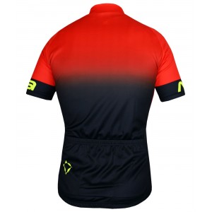Horizon Jersey Radtrikot kurzarm schwarz/orangerot