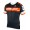 Übergröße KENTY Radtrikot kurzarm anthrazit/orange