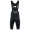 New Classica Bib Short gefütterte Trägerhose kurz schwarz